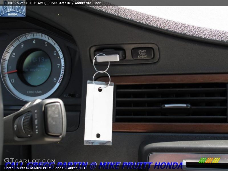 Silver Metallic / Anthracite Black 2008 Volvo S80 T6 AWD