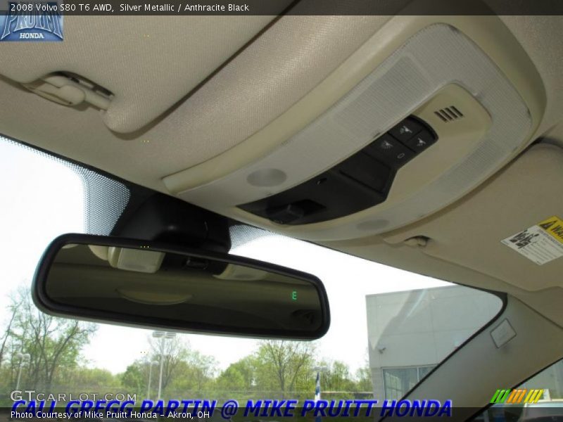 Silver Metallic / Anthracite Black 2008 Volvo S80 T6 AWD