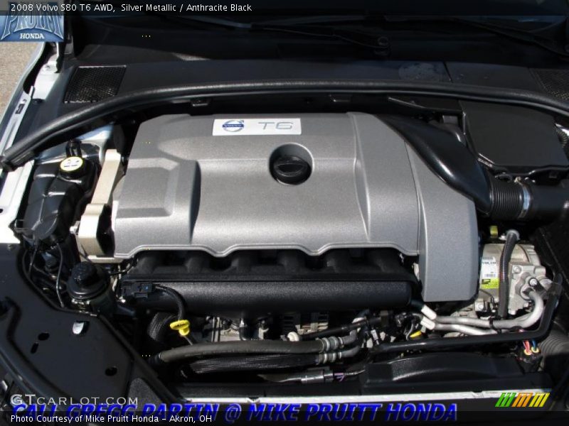 Silver Metallic / Anthracite Black 2008 Volvo S80 T6 AWD