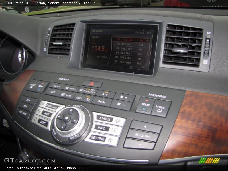 Sahara Sandstone / Graphite 2008 Infiniti M 35 Sedan