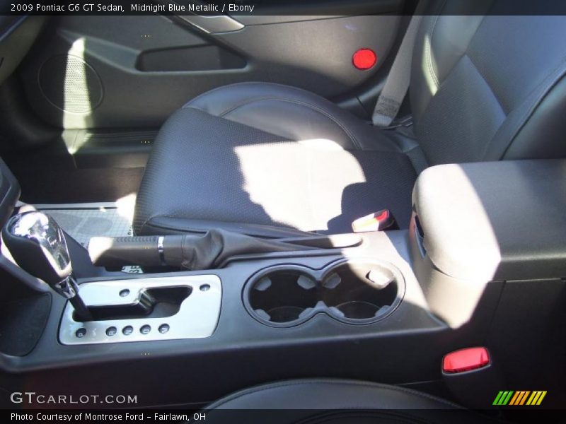 Midnight Blue Metallic / Ebony 2009 Pontiac G6 GT Sedan