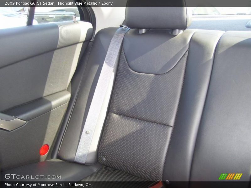 Midnight Blue Metallic / Ebony 2009 Pontiac G6 GT Sedan