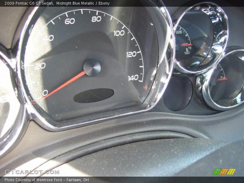 Midnight Blue Metallic / Ebony 2009 Pontiac G6 GT Sedan