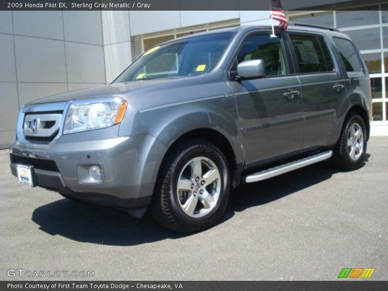 Sterling Gray Metallic / Gray 2009 Honda Pilot EX