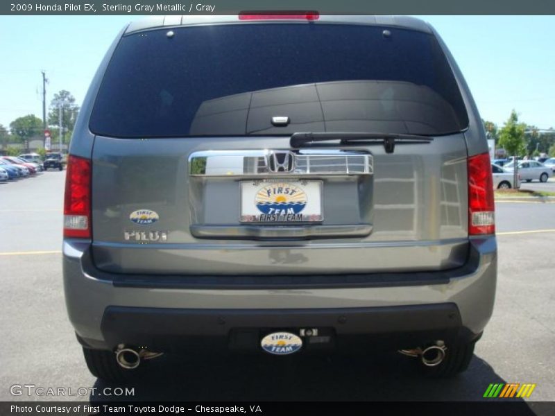 Sterling Gray Metallic / Gray 2009 Honda Pilot EX