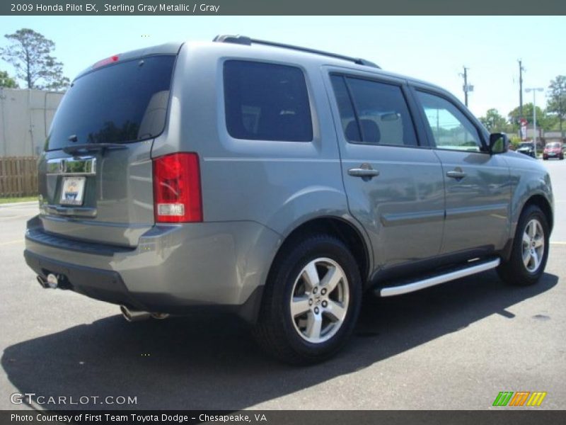 Sterling Gray Metallic / Gray 2009 Honda Pilot EX