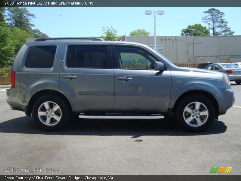 Sterling Gray Metallic / Gray 2009 Honda Pilot EX
