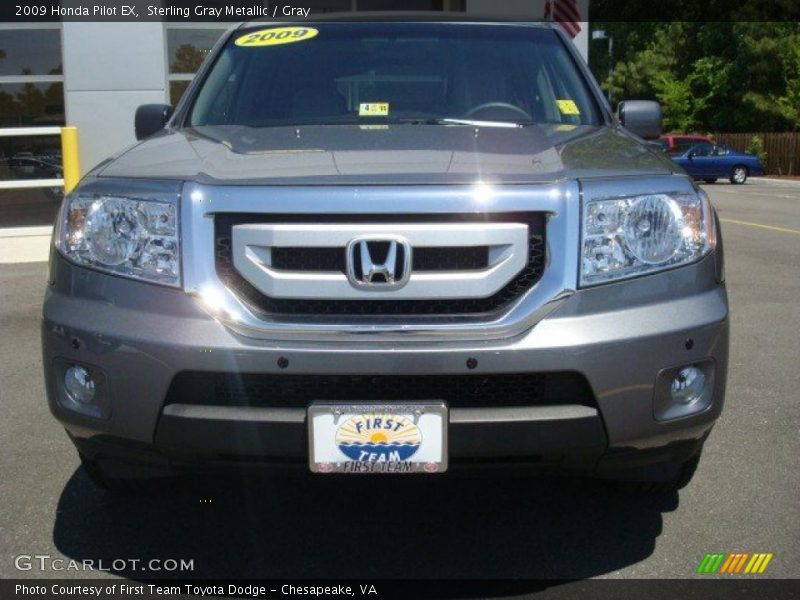 Sterling Gray Metallic / Gray 2009 Honda Pilot EX