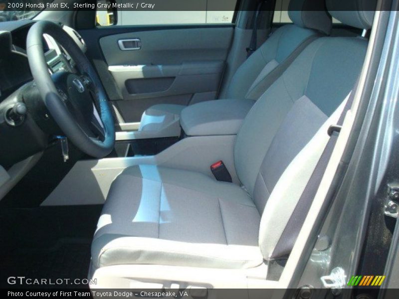 Sterling Gray Metallic / Gray 2009 Honda Pilot EX