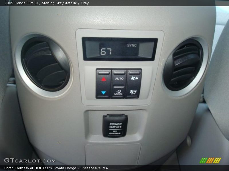 Sterling Gray Metallic / Gray 2009 Honda Pilot EX