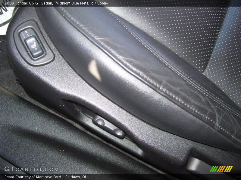 Midnight Blue Metallic / Ebony 2009 Pontiac G6 GT Sedan