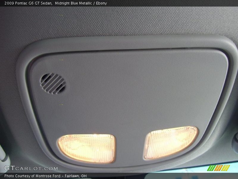 Midnight Blue Metallic / Ebony 2009 Pontiac G6 GT Sedan