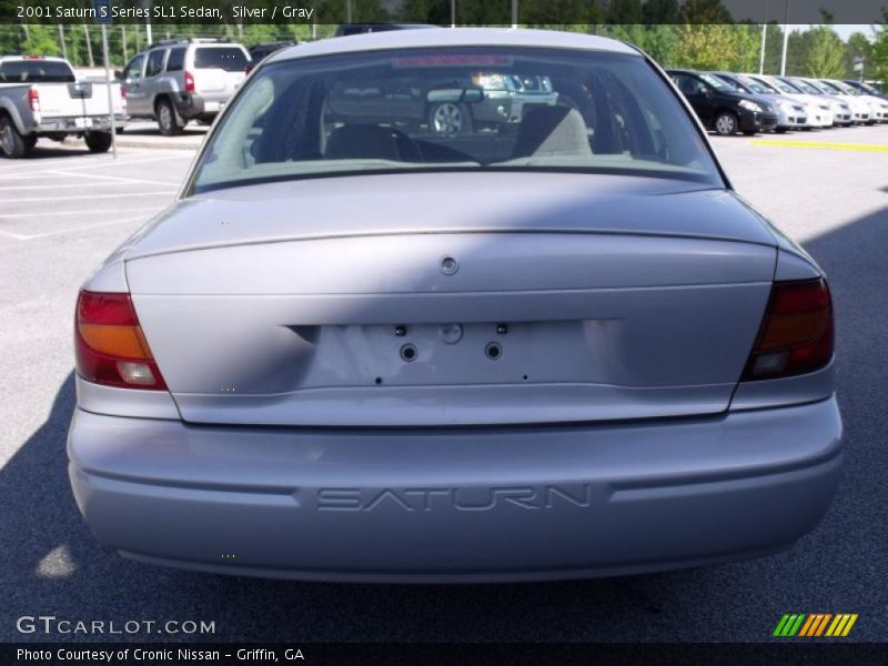 Silver / Gray 2001 Saturn S Series SL1 Sedan