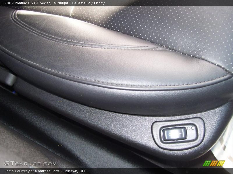Midnight Blue Metallic / Ebony 2009 Pontiac G6 GT Sedan