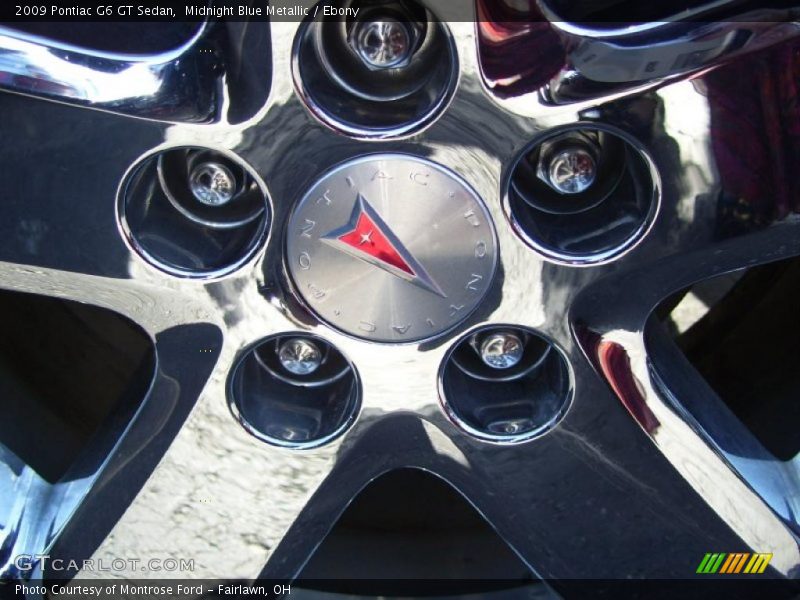 Midnight Blue Metallic / Ebony 2009 Pontiac G6 GT Sedan