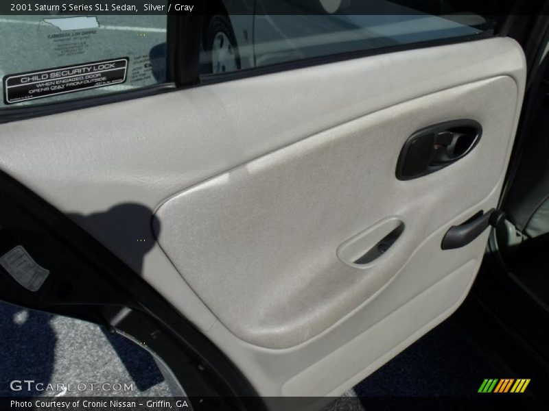 Silver / Gray 2001 Saturn S Series SL1 Sedan