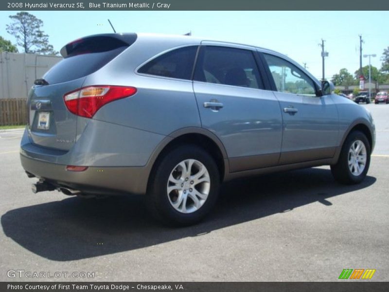 Blue Titanium Metallic / Gray 2008 Hyundai Veracruz SE