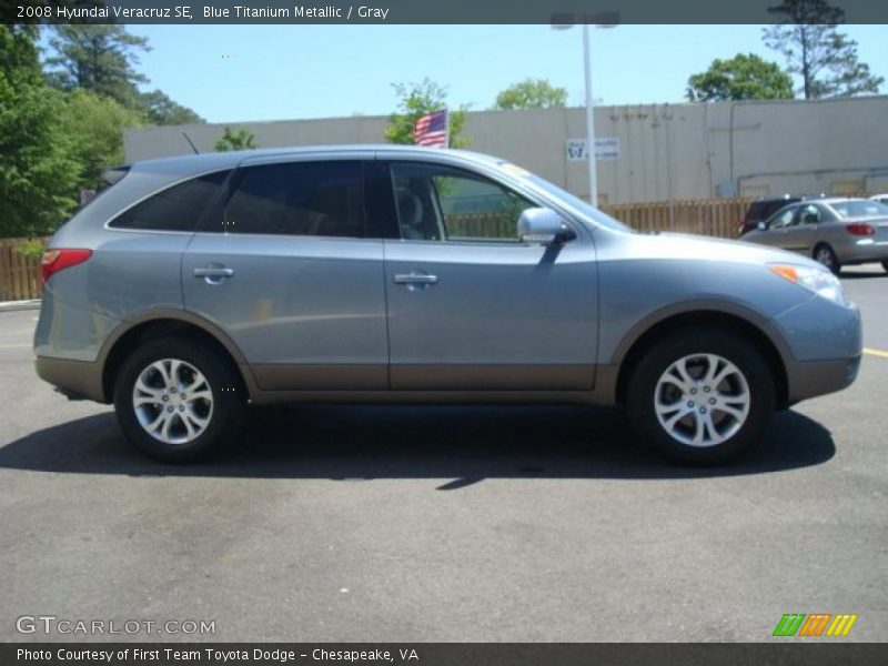 Blue Titanium Metallic / Gray 2008 Hyundai Veracruz SE