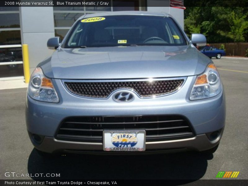 Blue Titanium Metallic / Gray 2008 Hyundai Veracruz SE