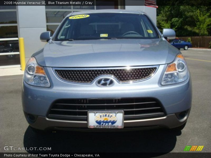 Blue Titanium Metallic / Gray 2008 Hyundai Veracruz SE