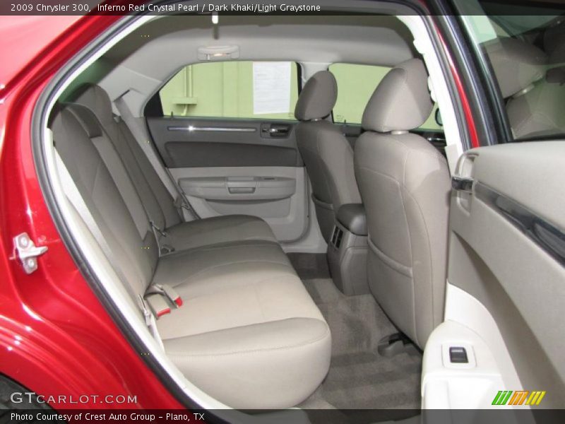Inferno Red Crystal Pearl / Dark Khaki/Light Graystone 2009 Chrysler 300