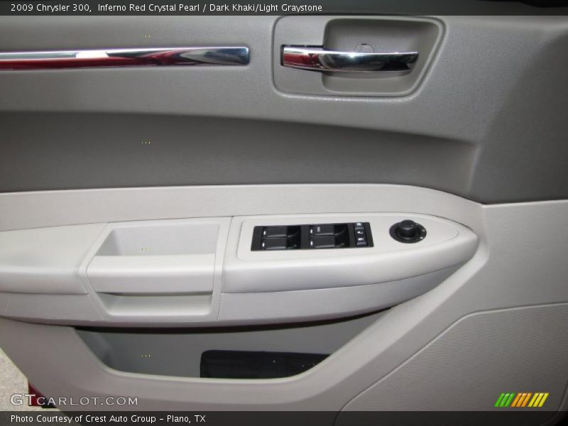 Inferno Red Crystal Pearl / Dark Khaki/Light Graystone 2009 Chrysler 300