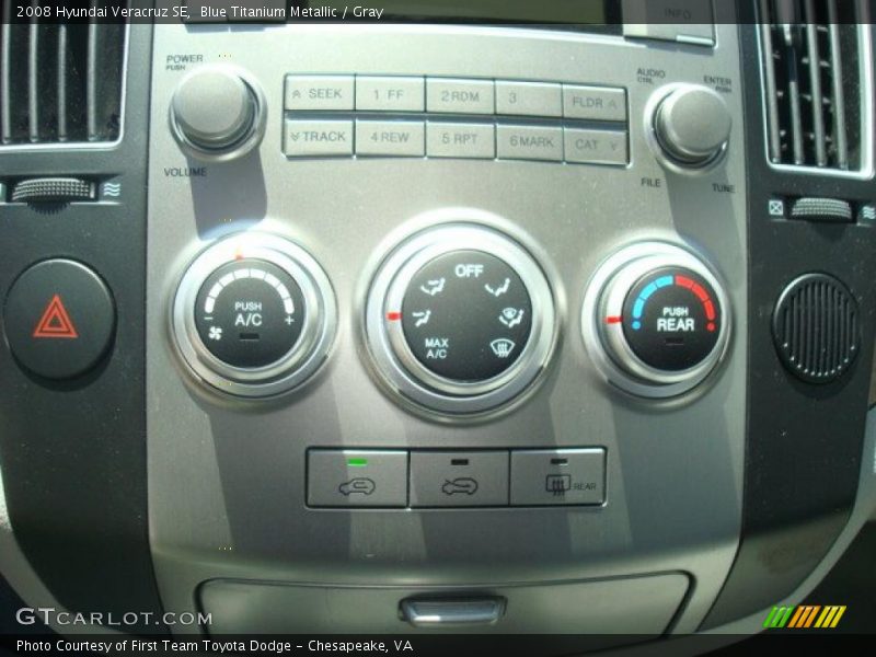 Blue Titanium Metallic / Gray 2008 Hyundai Veracruz SE