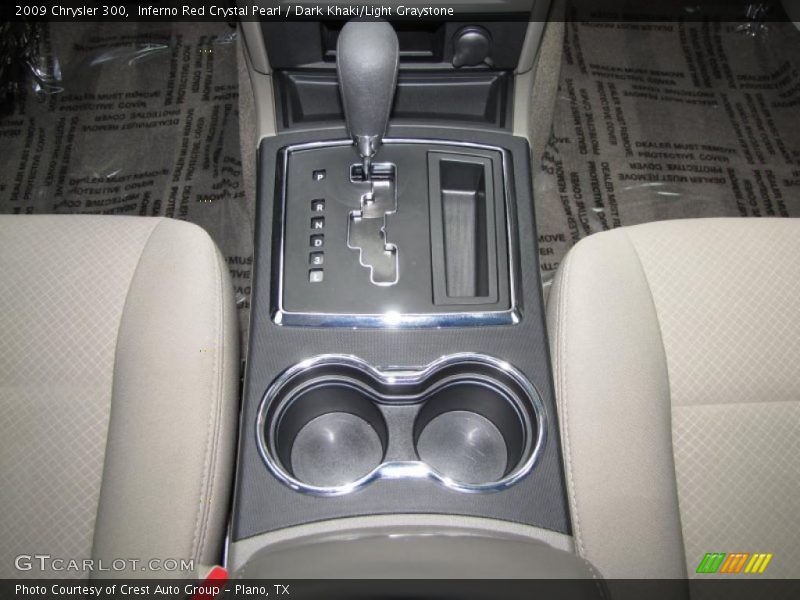 Inferno Red Crystal Pearl / Dark Khaki/Light Graystone 2009 Chrysler 300