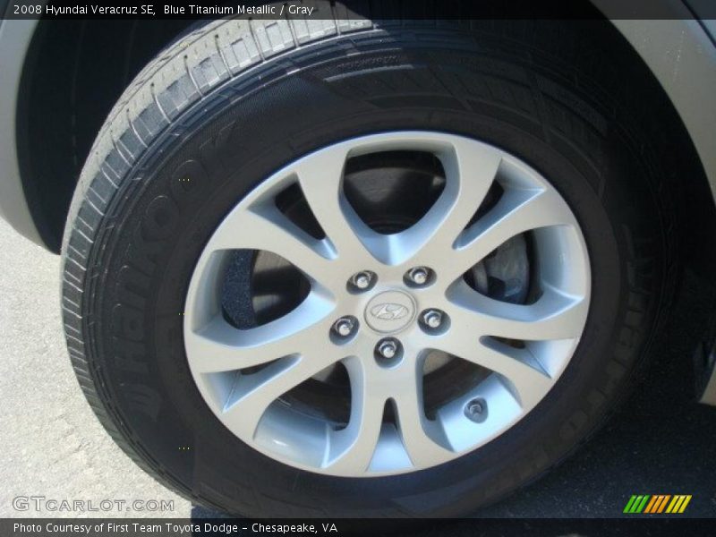 Blue Titanium Metallic / Gray 2008 Hyundai Veracruz SE
