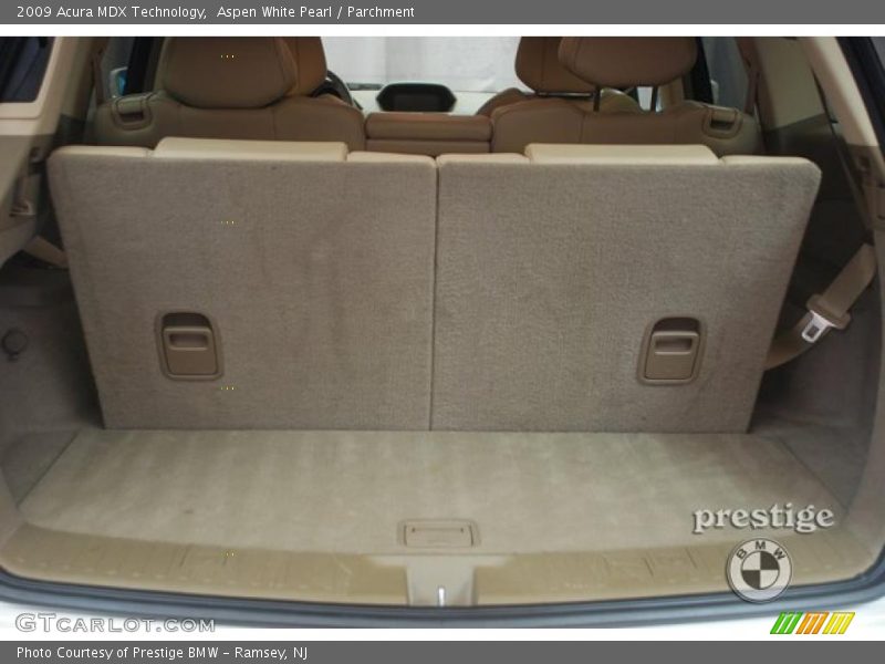 Aspen White Pearl / Parchment 2009 Acura MDX Technology