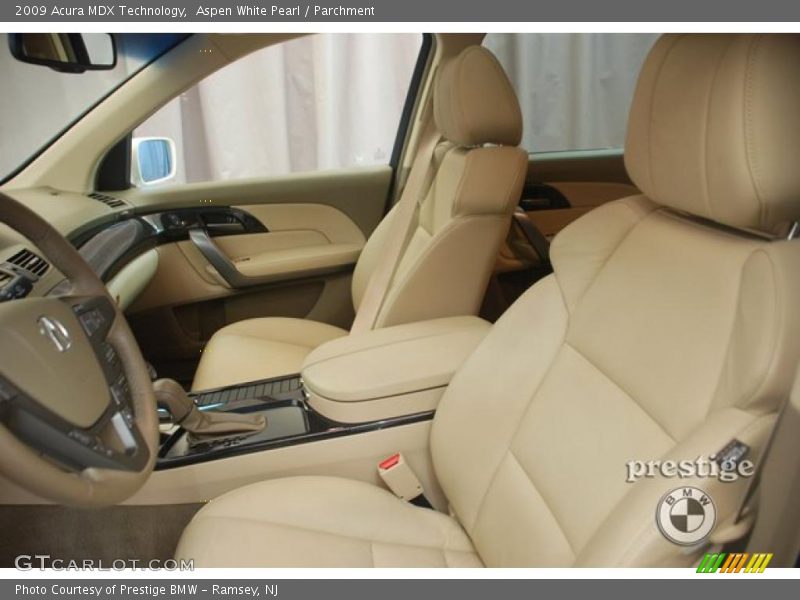 Aspen White Pearl / Parchment 2009 Acura MDX Technology