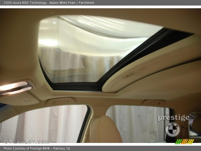 Aspen White Pearl / Parchment 2009 Acura MDX Technology