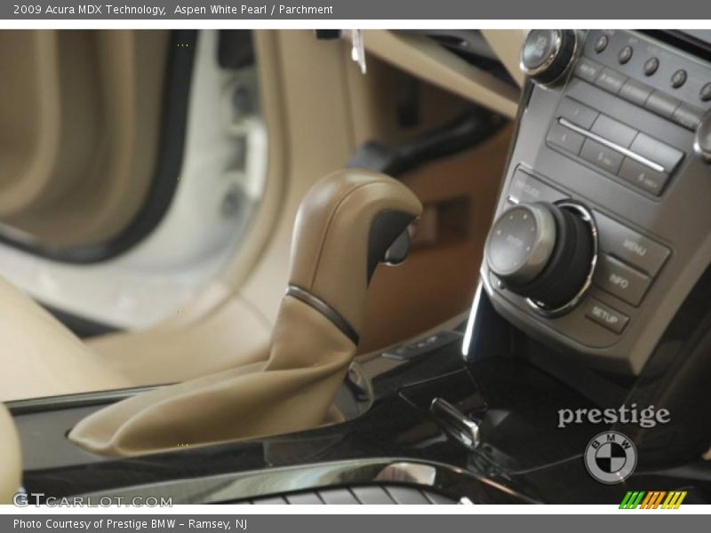 Aspen White Pearl / Parchment 2009 Acura MDX Technology