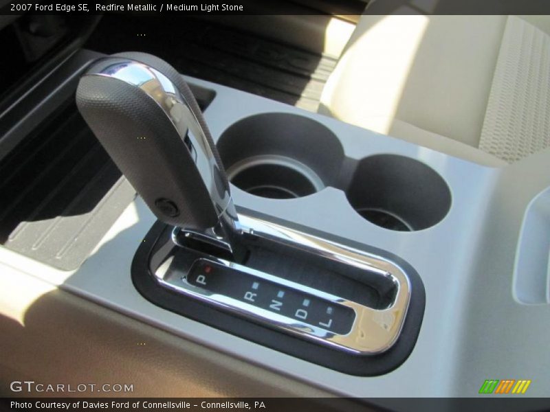 Redfire Metallic / Medium Light Stone 2007 Ford Edge SE