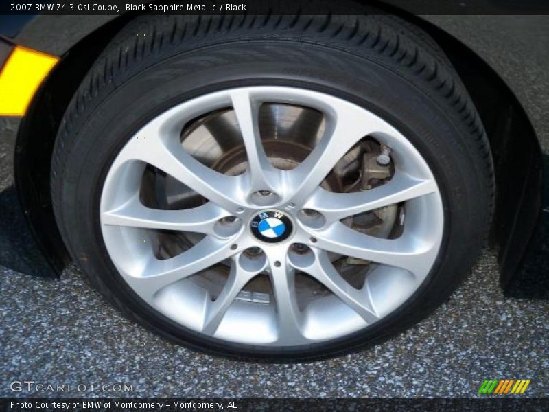 Black Sapphire Metallic / Black 2007 BMW Z4 3.0si Coupe