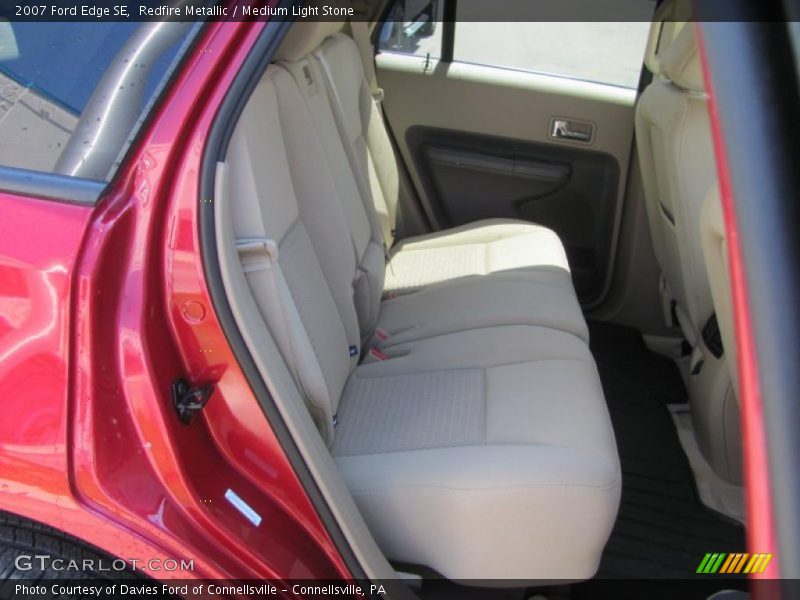 Redfire Metallic / Medium Light Stone 2007 Ford Edge SE