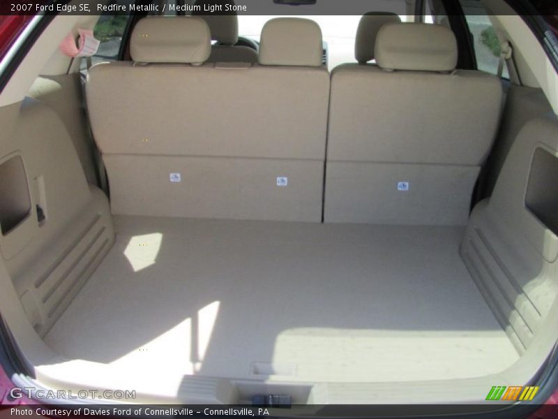 Redfire Metallic / Medium Light Stone 2007 Ford Edge SE