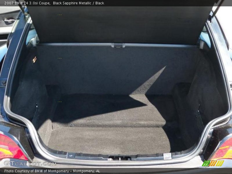 Black Sapphire Metallic / Black 2007 BMW Z4 3.0si Coupe