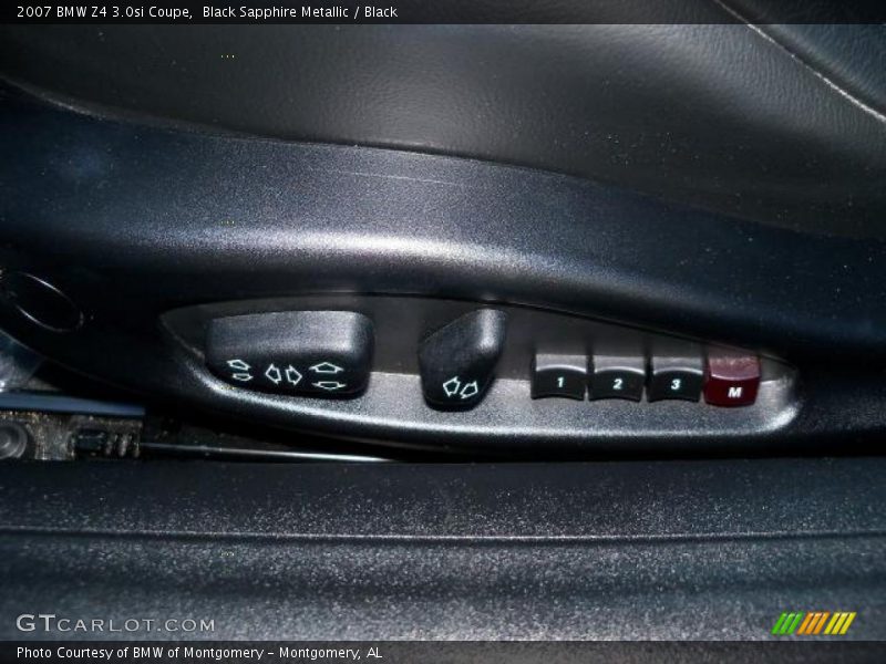 Black Sapphire Metallic / Black 2007 BMW Z4 3.0si Coupe