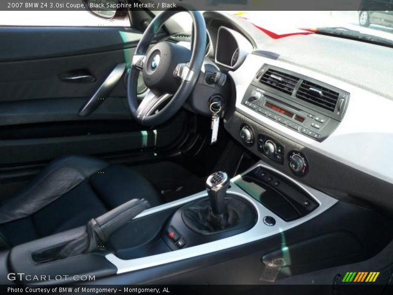 Black Sapphire Metallic / Black 2007 BMW Z4 3.0si Coupe