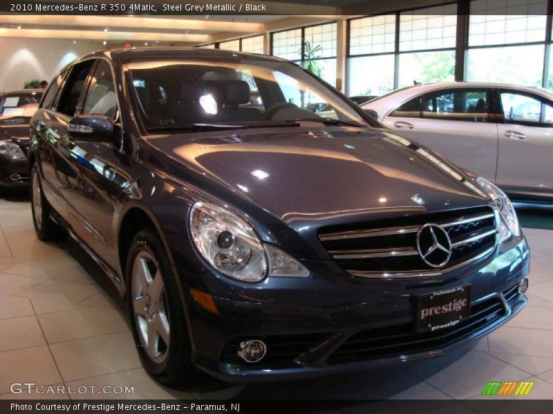 Steel Grey Metallic / Black 2010 Mercedes-Benz R 350 4Matic
