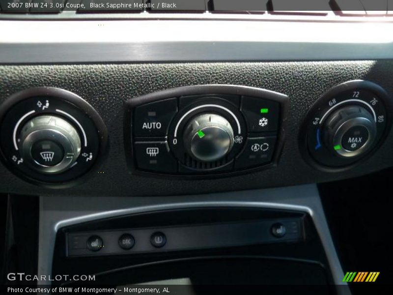 Black Sapphire Metallic / Black 2007 BMW Z4 3.0si Coupe
