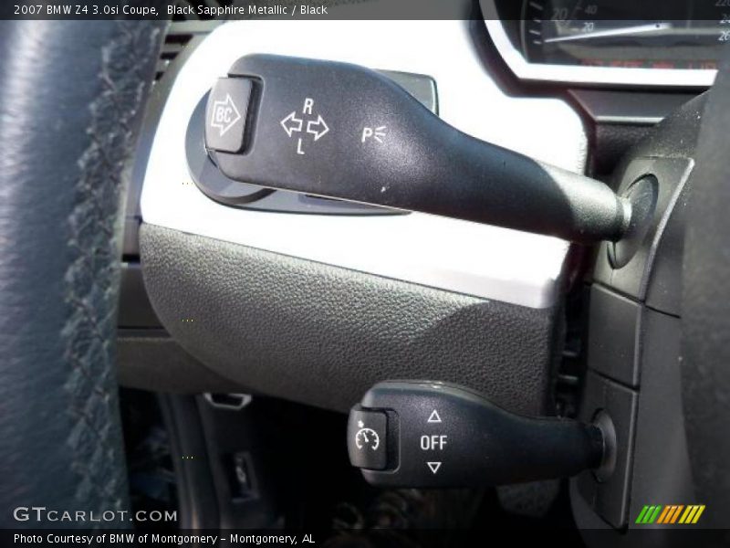 Black Sapphire Metallic / Black 2007 BMW Z4 3.0si Coupe