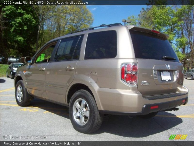 Desert Rock Metallic / Saddle 2006 Honda Pilot EX-L 4WD