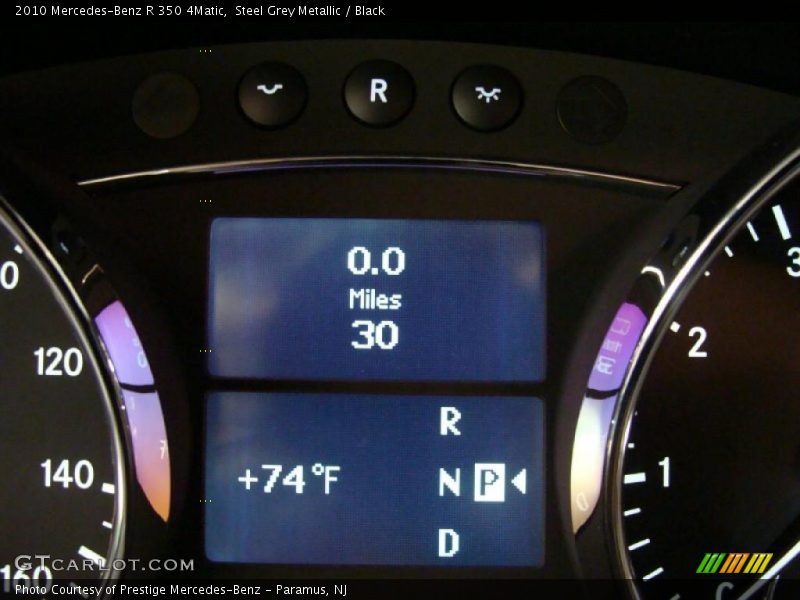 Steel Grey Metallic / Black 2010 Mercedes-Benz R 350 4Matic