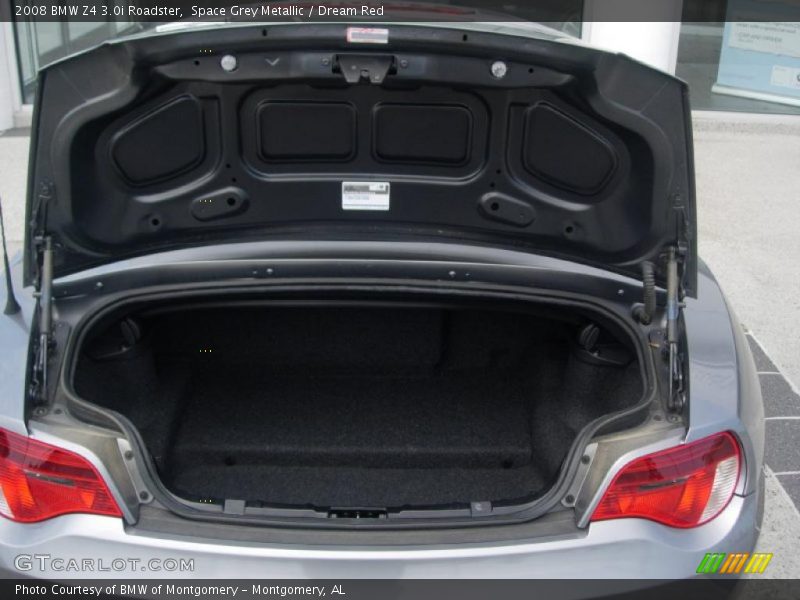 Space Grey Metallic / Dream Red 2008 BMW Z4 3.0i Roadster