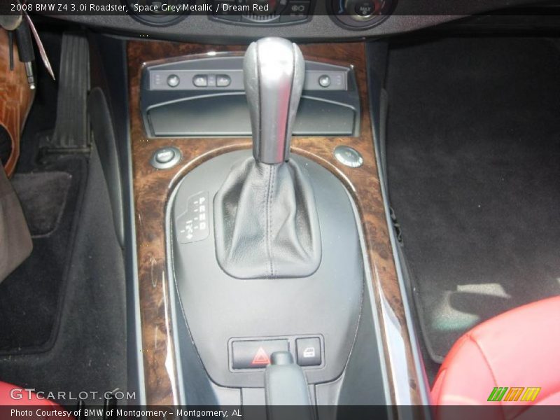 Space Grey Metallic / Dream Red 2008 BMW Z4 3.0i Roadster