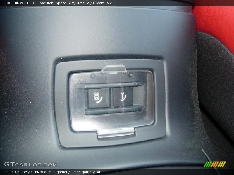 Space Grey Metallic / Dream Red 2008 BMW Z4 3.0i Roadster