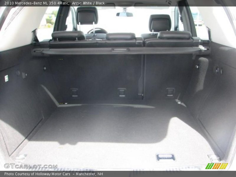 Arctic White / Black 2010 Mercedes-Benz ML 350 4Matic