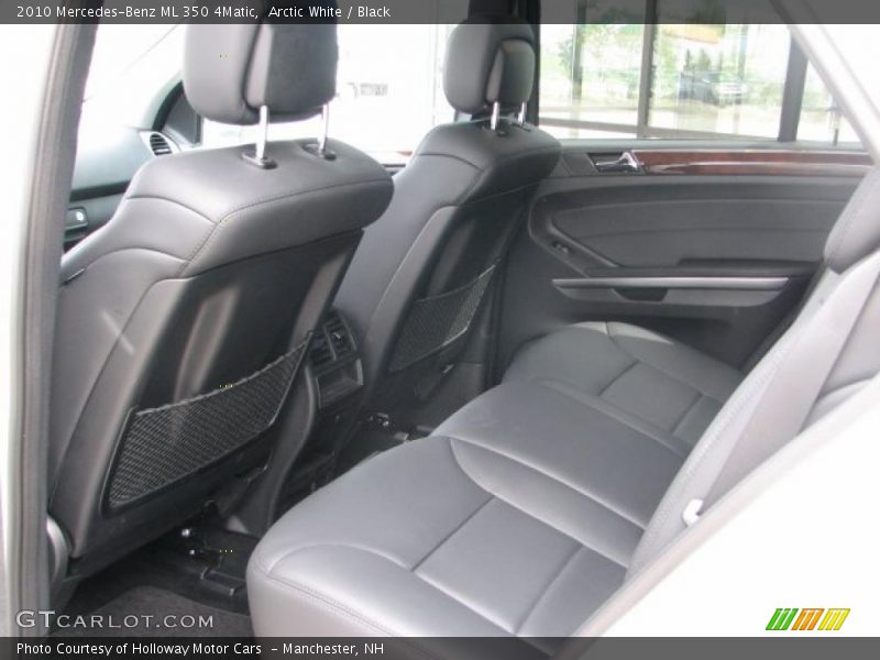 Arctic White / Black 2010 Mercedes-Benz ML 350 4Matic